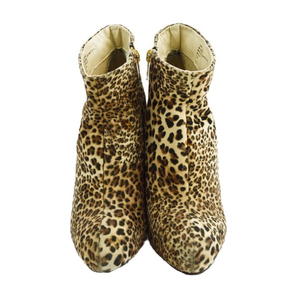 Diba Leopard Print Bootie #100-40 - Picture 2 of 5